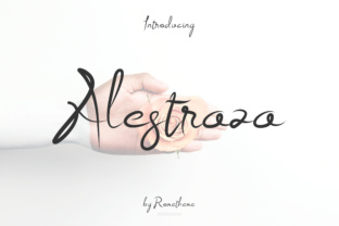 Alestraza Font Review: A Classy Handwritten Typeface for Branding