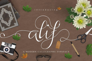 Alif Font: Modern Script for Digital Campaigns