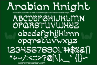 Arabian Knight Font: Editorial Style & Display Review