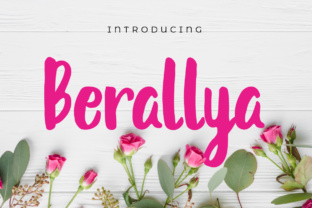 Berallya Font: Playful Brush Script for Makers