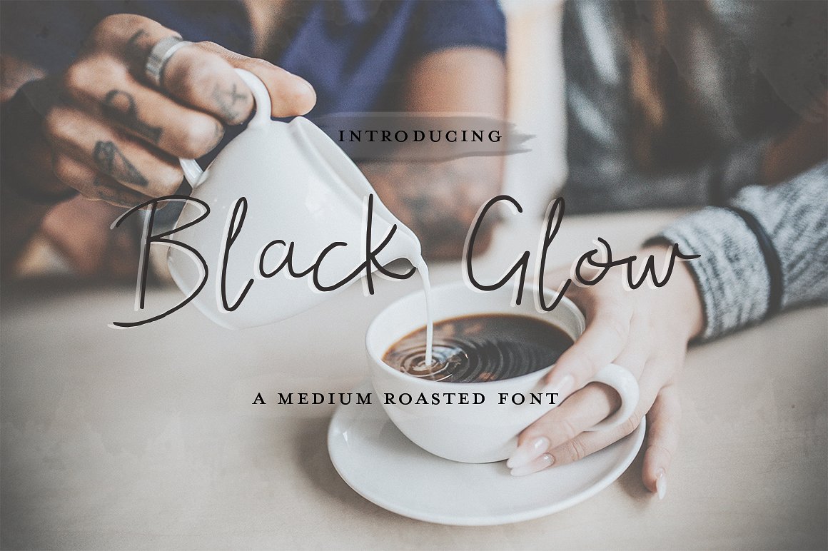 Black Glow Font: Adding Warmth to Editorial Design
