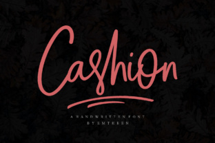 Cashion: A Handwritten Script Font That Elevates Editorial Design