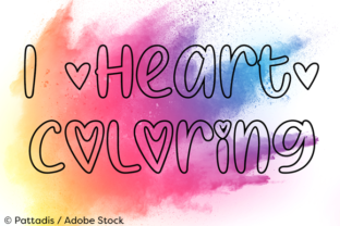 I Heart Coloring Font: A Designer’s Review for Campaign Visuals