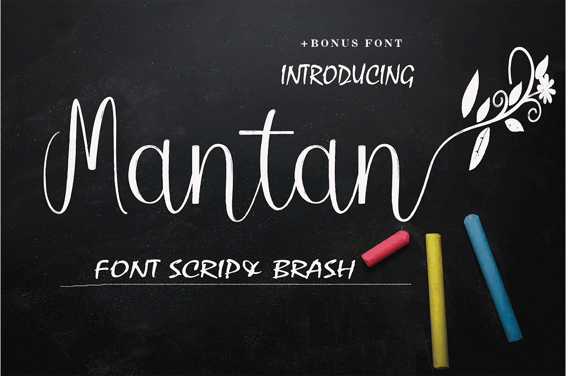 Mantan Font: A Handwritten Script for Editorial Design