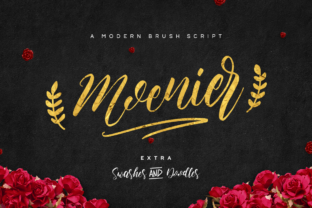 Moenier: A Warm-Hearted Script Font for Modern Web Design