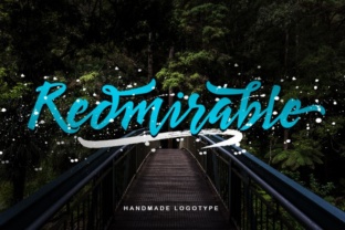 Redmirable Font Review: A Textured Script for Bold Branding