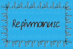 Repivmanusc Font: A Relaxed Script for Editorial Design