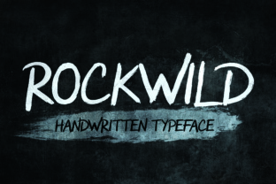 Rockwild Font: Bold Dry Brush Type for Campaigns