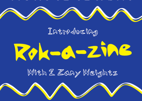 Rok-a-zine Font: A Sharp, Artsy Typeface for Real Business Branding