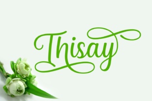 Thisay Font: Elevating Web Design with Elegant Script